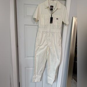 Dickies Off-White Jumpsuit with Logo